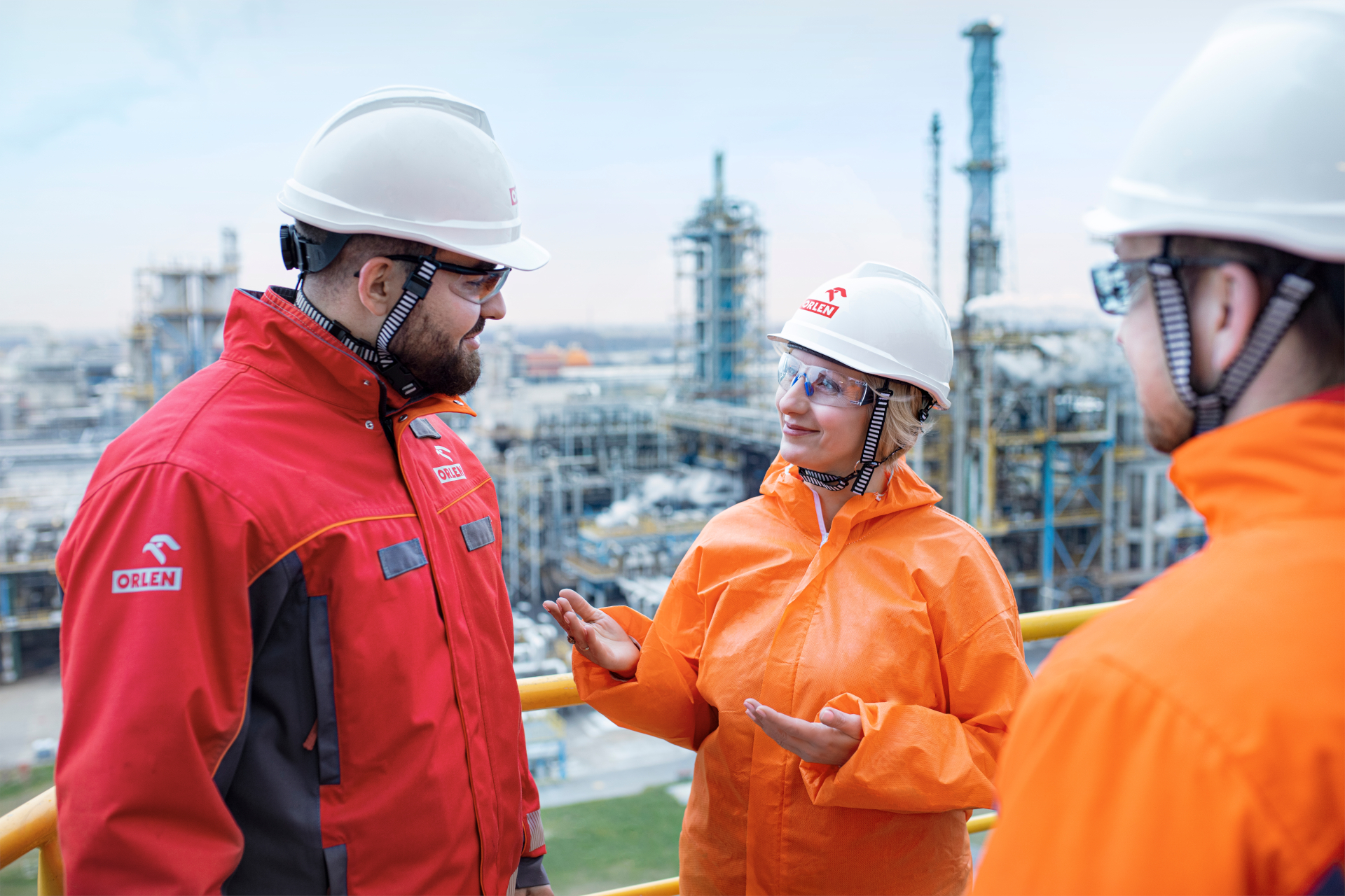 ORLEN team members at work